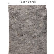 Product Two-tone wool felt pot hinge, grey/black, 15cm x 5m