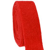 Product Felt ribbon dark red 7.5cm 5m