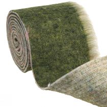 Product Felt Ribbon Franzi Pot Ribbon Wool Felt Dark Green 15cm 4m