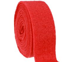 Product Felt ribbon red 7.5cm 5m