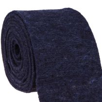 Product Felt ribbon purple, pot ribbon, wool felt, felt roll 15cm 5m