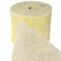 Product Felt ribbon wool ribbon pot ribbon decorative ribbon gray yellow 15cm 5m