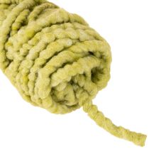 Product Fluffy Mirabell felt cord, wool, green, 25m decorative ribbon for floristry, decoration, crafts, DIY