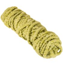 Product Fluffy Mirabell felt cord, wool, green, 25m decorative ribbon for floristry, decoration, crafts, DIY