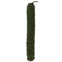 Product Felt cord vintage cord for crafting wick thread green 55m