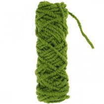 Felt cord fleece Mirabell dark green 25m