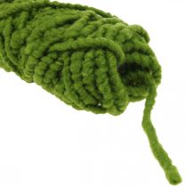 Product Felt cord fluffy Mirabell dark green 25m