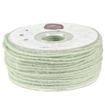 Product Felt cord wool thread wool cord wick thread mint 100m