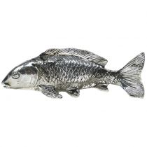 Product Deco fish antique silver 14cm