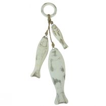 Product Fish made of mango wood for hanging Shabby Chic 19.5/15.5/10cm