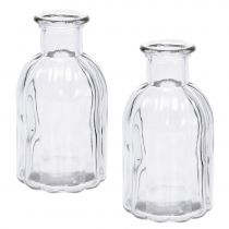 Product Bottle Vase small Ø5.5cm H10.5cm clear 6 pcs