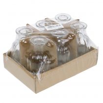 Product Bottle Vase small Ø5.5cm H10.5cm clear 6 pcs