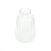 Product Decorative bottles candlestick mini vases glass H11cm 6pcs