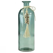 Product Bottles decorative glass vase cowrie shells maritime H26cm 2pcs