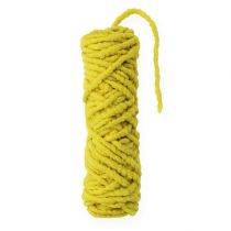 Felt cord fleece Mirabell 25m yellow