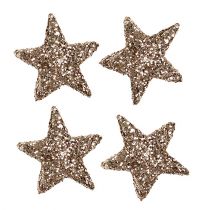 Product Glitter Stars 2.5cm Champagne 96 pcs