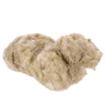 Product Natural beige sheep's wool, loose, for crafting and decorating, 250g