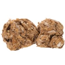 Product Brown melange sheep's wool, natural wool, loose, for crafts, 250g