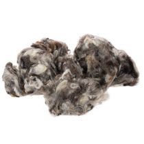Product Sheep wool decorative natural wool gray mottled loose 250g