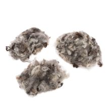 Product Sheep wool decorative natural wool gray mottled loose 250g