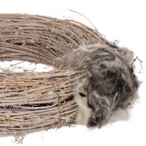 Product Sheep wool decorative natural wool gray mottled loose 250g