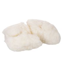 Product Loose sheep's wool, natural wool, white melange, versatile, 250g