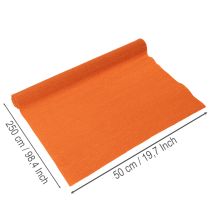 Product Florist crepe paper, orange roll, 50x250cm