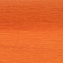 Product Florist crepe paper, orange roll, 50x250cm