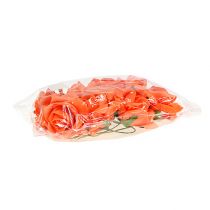 Product Foam Rose Ø 10cm Orange 8 pcs