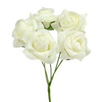 Product Foam Rose Ø3.5cm Cream 48 pcs