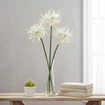 Product Nerine Guernsey Lily Artificial Flower White Yellow Ø15cm L65cm