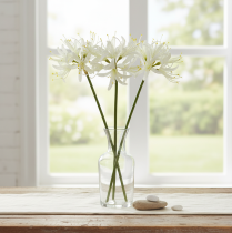 Product Nerine Guernsey Lily Artificial Flower White Yellow Ø15cm L65cm