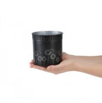 Product Dandelion flower pot, black, Ø12.5cm, H14cm