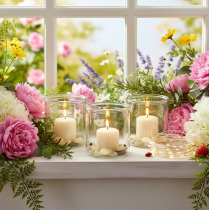 Product Glass cylinder vase, transparent, versatile, 10cm, 3 pieces