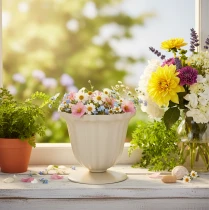 Product Decorative bowl, cream-colored trophy, small, 10cm