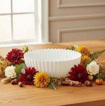 Product Decorative bowl, ribbed, large size 25cm