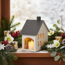 Product Metal Light House Lantern Decoration 16cm