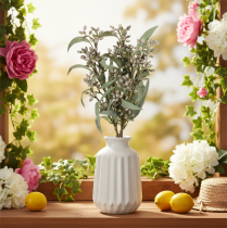 Product Artificial eucalyptus branch decoration, branch arrangement, 3 pieces