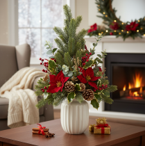 Product Artificial fir branch, decorative branch, artificial as Christmas decoration, 65cm, 3 pieces