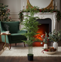 Product Artificial bamboo tree, green, 132 cm, houseplant