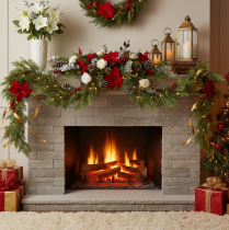 Product Artificial fir garland for doors and windows, 200cm