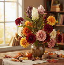 Product Protea artificial flower Leucadendron 100cm 3pcs
