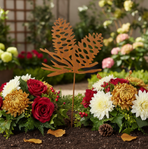 Product Metal pine cone decoration, pine cone motif, 96cm