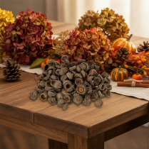 Product Natural acorn caps, decorative bowls for autumn and Advent, 2cm, 300g