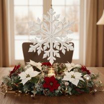 Product Large decorative snowflake, hanging decoration, 30cm