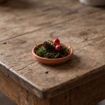 Product Coaster, clay bowl, ceramic made of terracotta Ø6.2cm
