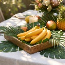 Product Artificial Banana Decoration Yellow Artificial Fruit Like Real 18cm