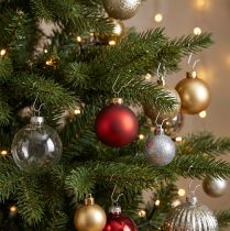 Product Ball hanger silver hanger Christmas balls 35mm 50 pcs