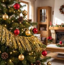 Product Lametta Gold Light Gold Tree Decoration Christmas L50cm