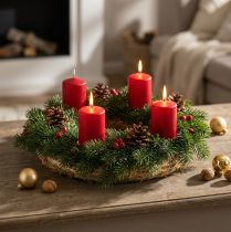 Product Straw wreath 20/4cm, set of 10 - wreath blanks for Advent, All Saints' Day and decoration